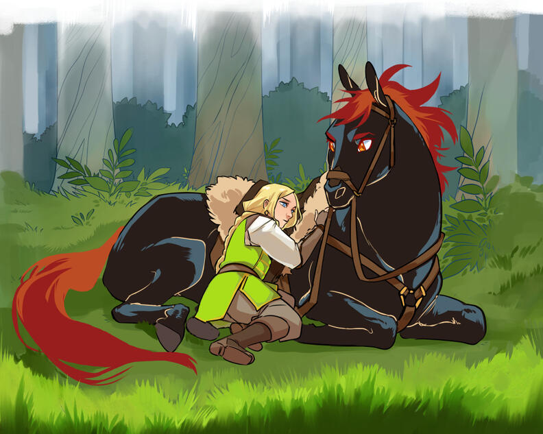 Illustration from scrapped children&#39;s book project