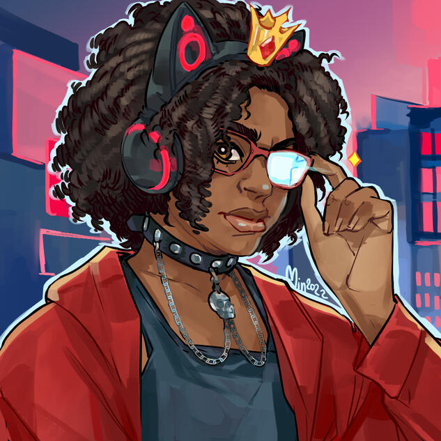 illustrated portrait